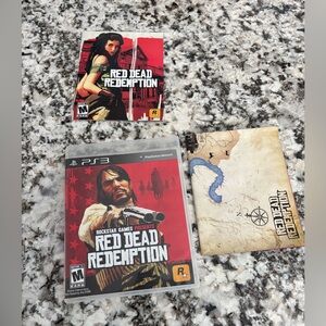 PlayStation 3 red dead redemption Cib with map